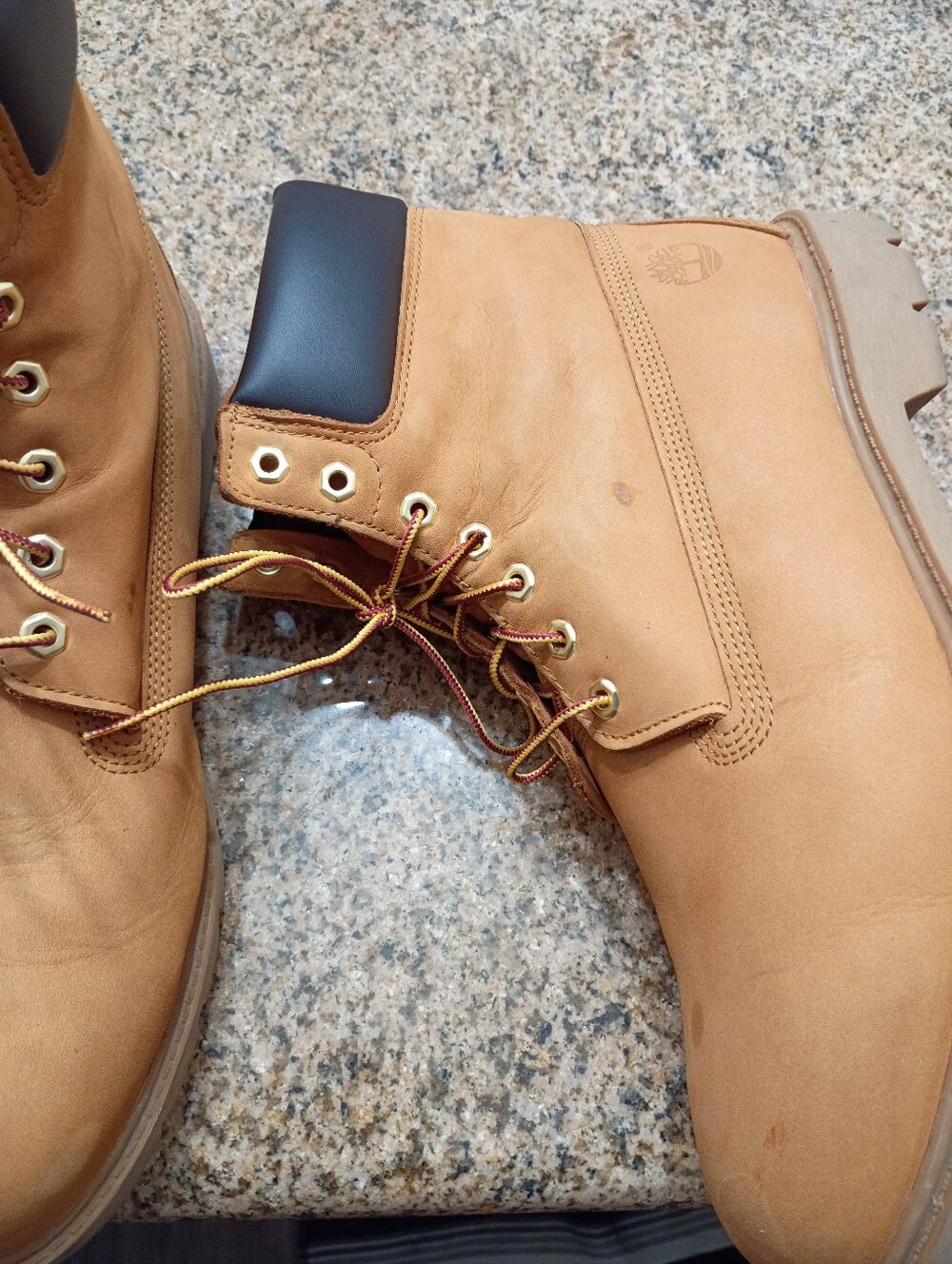 MEN'S TIMBERLAND WATERPROOF 6 INCH WHEAT COLOR BOOTS SIZE 14 - Picture 13 of 13